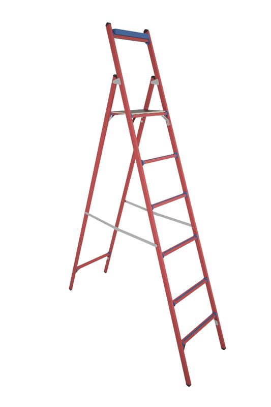 Стремянка диэлектрическая ССД-2.0 с симметричной опорой стеклопластик. Антиток Д413786