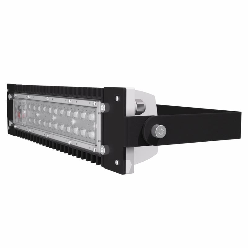 Светильник светодиодный LAD LED R500-1-W-6-55L IP67 7595лм 5000К 55Вт 100-305В крепление на лире бел. ЛАДзавод LADLED1W655L