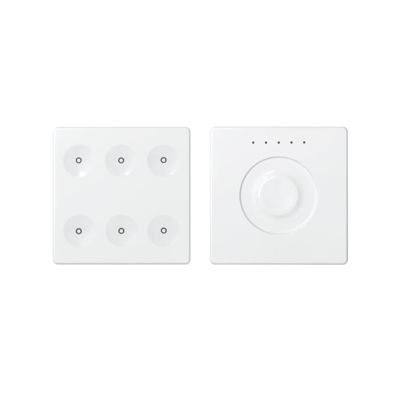 Комплект выключателя 6-кл. сенсорн. + регулятор KNX; RJ12 бел. Simon82 Sense 8400671-030