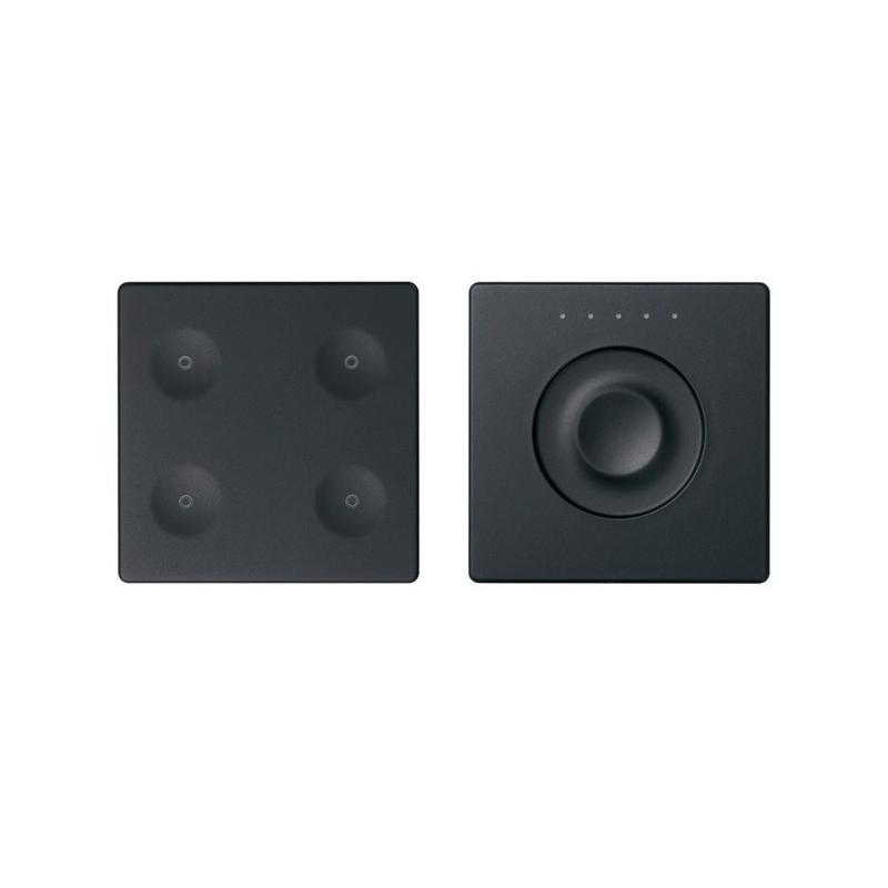 Комплект выключателя 4-кл. сенсорн. + регулятор LON; RJ12 графит Simon82 Sense 8000651-038