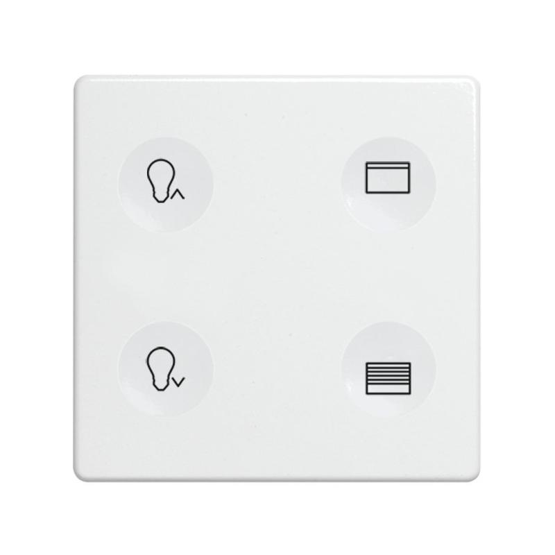 Выключатель сенсорный 4-кл. СП Simon 82 Sense IP20 с тематич. маркир. Т3 бел. Simon 8000645-030