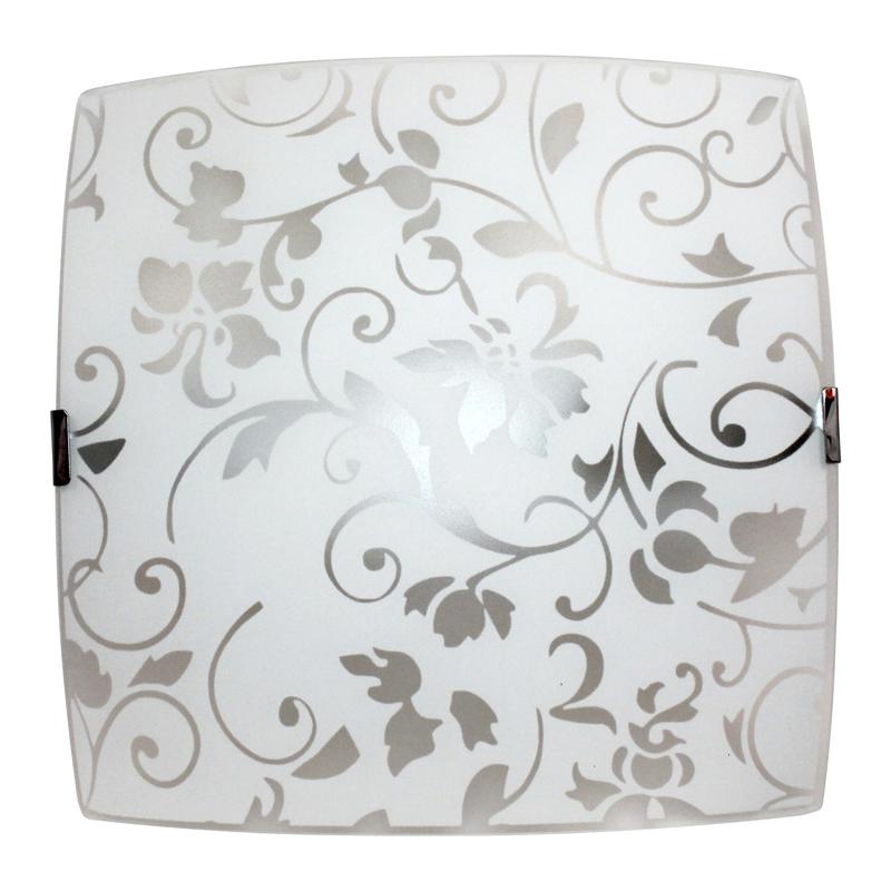 Светильник НПБ 09-60-003 М83 "Эрика" 300х300 матов. бел./клипсы штамп метал. (инд. упак.) Элетех 1005205730