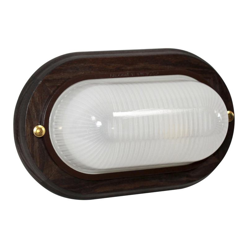 Светильник НПП 03-60-021 "Самарканд" 1401 60Вт E27 IP65 овал малый матов./корпус дерево венге (инд. упак.) Элетех 1005500980