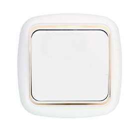 Выключатель 1-кл. СП 6А IP20 бел. Bylectrica С1 6-158