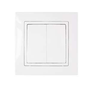 Переключатель проходной 2-кл. СП 10А бел. Bylectrica C(6+6)10-870