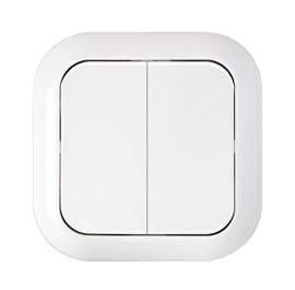 Выключатель 2-кл. СП 6А бел. Bylectrica С5 6-124