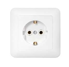 Розетка 1-м СП 16А IP20 с заземл. бел. Bylectrica РС16-300