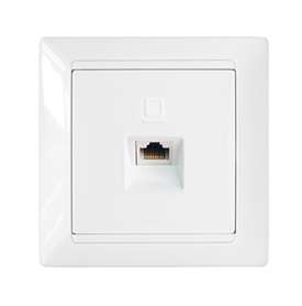 Розетка компьютерная 1-м СП бел. Bylectrica РК18-006