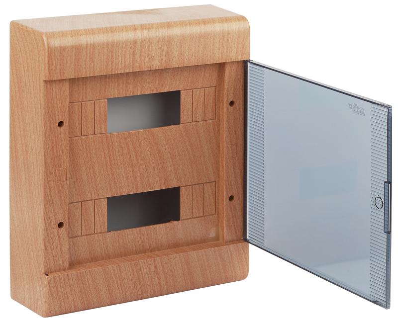 Щиток ОП Тусо 24мод. с двер. 370х302х95мм IP40 бук Рувинил 68324-38М