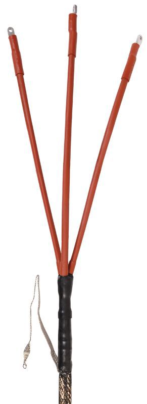 Комплект муфты концевой КВтп-10 3х35/50 с наконечн.; ППД; бумаж. изол. IEK UZM-BIK10-VN3-3550SZ