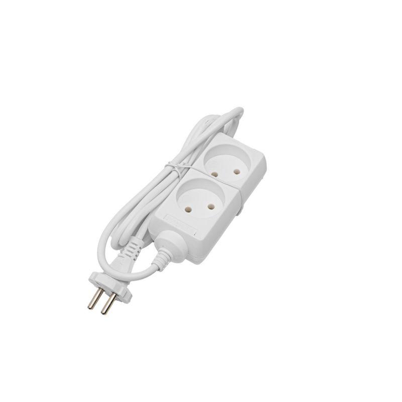 Удлинитель 2х1.5м без заземл. 10А IP20 S 2х1.5 2.2кВт Volsten 9296