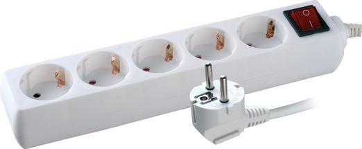 Удлинитель 5х3м с заземл. 16А IP20 S 5х3-ZDV 2.2кВт с выкл. Volsten 9331