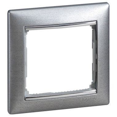 Рамка 1-м Valena матов. алюм. (блист.) IEK 694353