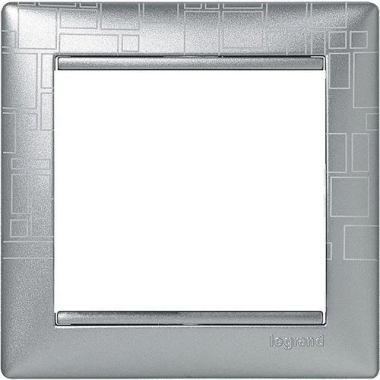 Рамка 1-м Valena алюм. модерн (блист.) IEK 694356