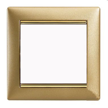 Рамка 1-м Valena матов. зол. (блист.) IEK 694359