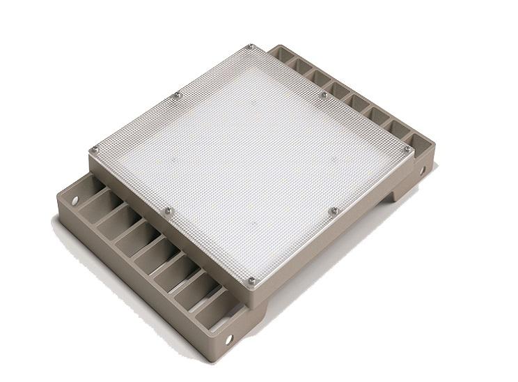 Светильник АТ-ДВО-07-33-65-X "Albatross" 33Вт 3800лм LED 5000К 120град. IP20 микропризма (решетка 200х200) Атон АТДВО073365Х