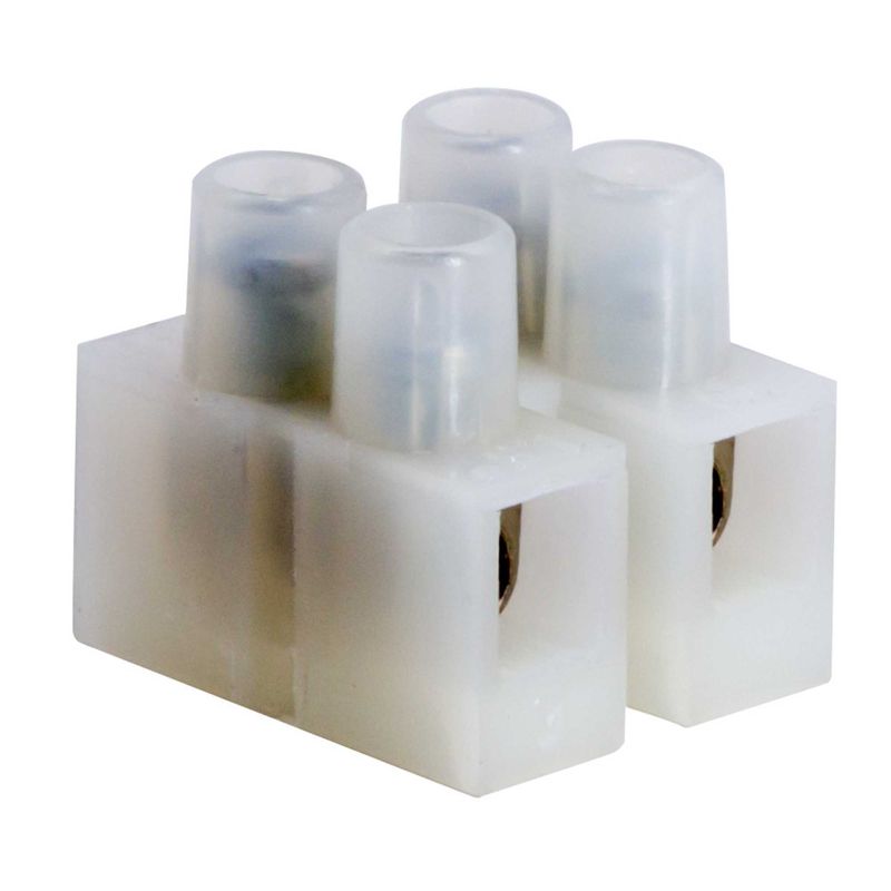 Колодка клеммная винтовая 2х2.5кв.мм 24А полиамид 450В 110град.C DKC 43102NY