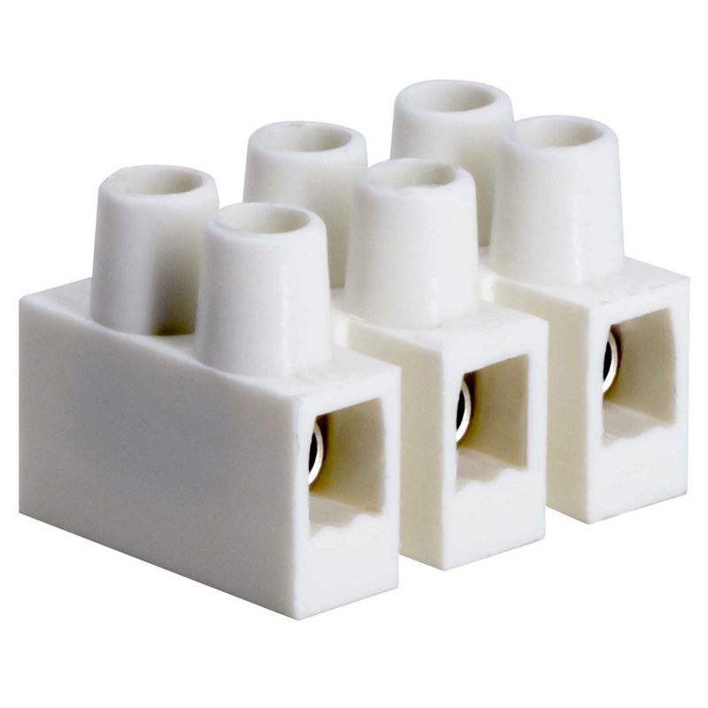 Колодка клеммная 3х4кв.мм 32А полипропилен 450В 85град.C бел. DKC 43303PL/B