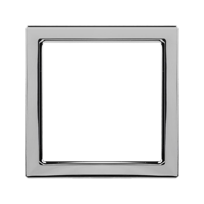 Вставка декоративная 1-м 2мод. Avanti для рамок из натуральн. материалов хром DKC 4404822D