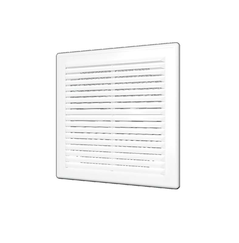 Решетка вентиляционная вытяжная 209х209 бел. ERA 2121Р