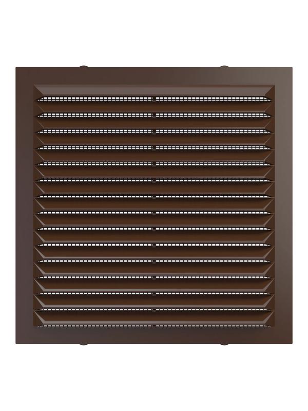 Решетка вентиляционная вытяжная 138х138 корич. ERA 1313С кор