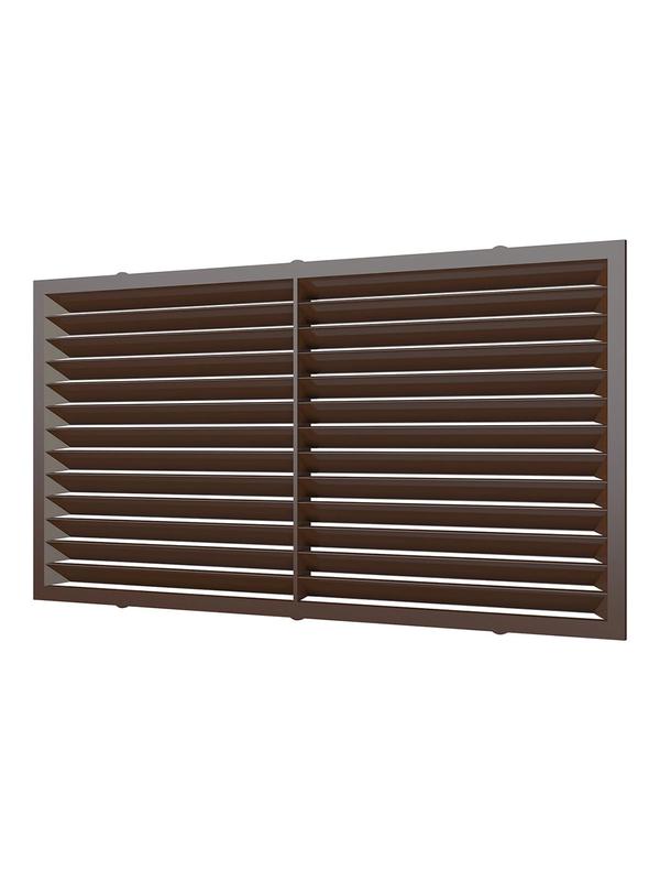 Решетка вентиляционная вытяжная 113х217 корич. ERA 1122С кор