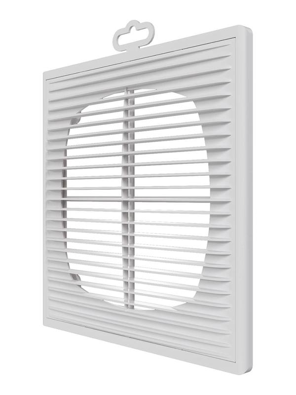 Решетка вентиляционная приточно-вытяжная 209х209 бел. ERA 2121П