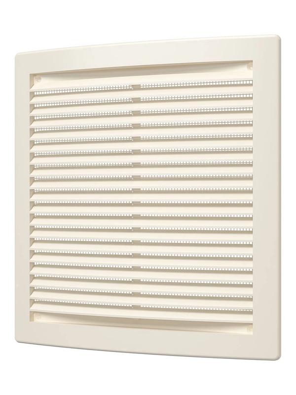 Решетка вентиляционная вытяжная 200х200 сл. кость ERA 2020РЦ Ivory