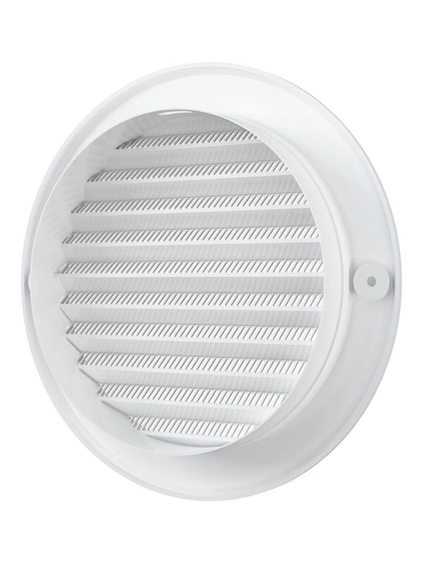 Решетка вентиляционная вытяжная сетка фланец 125х161мм бел. ERA 12РКС