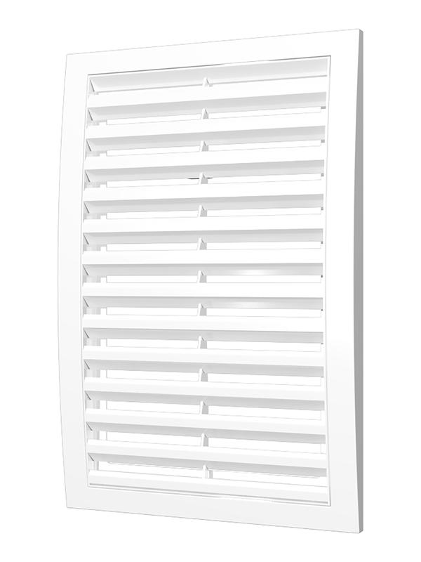 Решетка вентиляционная вытяжная 180х250 бел. ERA 1825РР