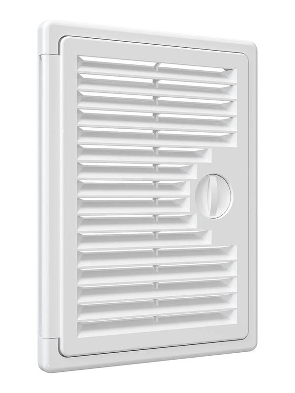 Люк-дверца Декофот ревизионная накладная 150х200мм с ручкой-задвижкой АБС бел. EVECS 1520ДФ