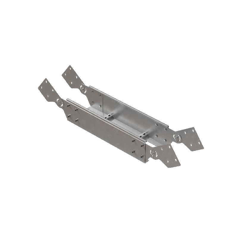 Угол для лотка шарнирный вертикальный 600х150 2мм LSHL150-600-2.0 HD N КМ LO12533