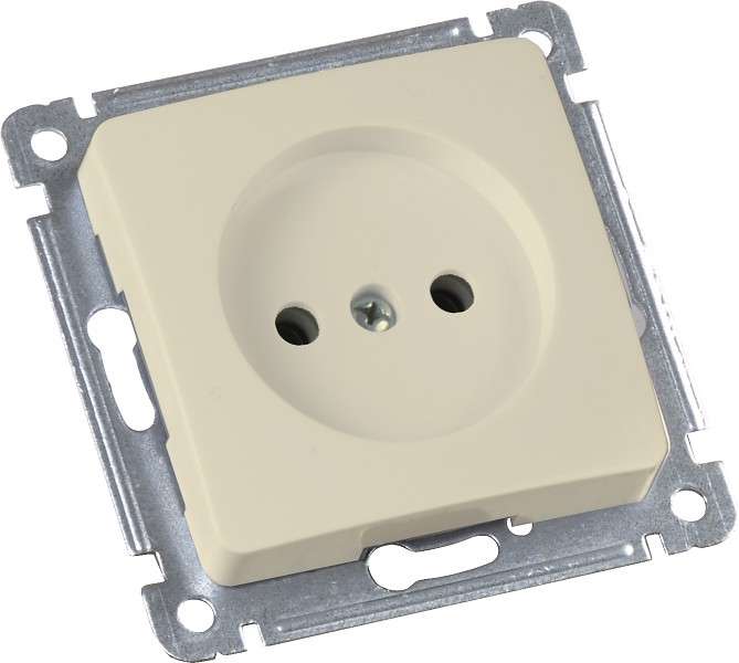 Розетка 1-м СП механизм сл. кость HEGEL РС16-401-01