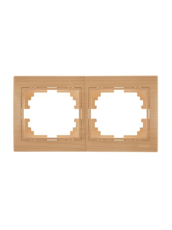 Рамка 2-м Mira вертикал. ясень LEZARD 701-4700-147