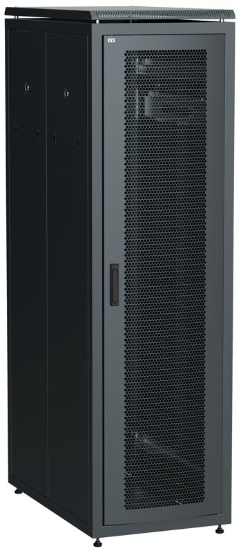 Шкаф сетевой LINEA N 19дюйм 38U 600х1000мм перфорир. передн. дверь черн. ITK LN05-38U61-P