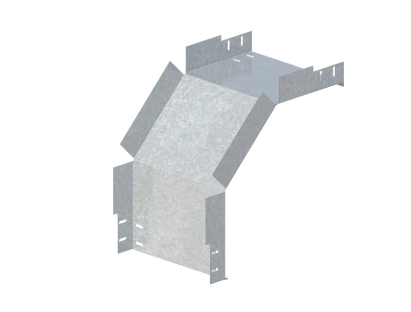 Угол для лотка внешний 90град. 300х65 сталь 1.5мм ЛМс-90Н цУТ2.5 оцинк. СОЭМИ Н0122330445