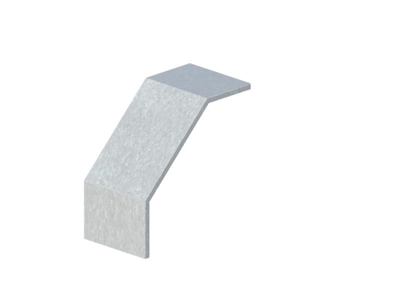 Крышка для угла внешнего 90град. осн.200 сталь 1.5мм ЛМсК-90Н цУТ2.5 оцинк. СОЭМИ Н0122430144