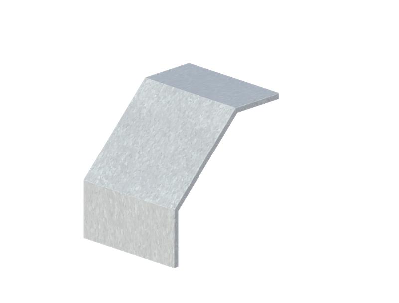 Крышка для угла внешнего 90град. осн.300 сталь 1.5мм ЛМсК-90Н цУТ2.5 оцинк. СОЭМИ Н0122430145