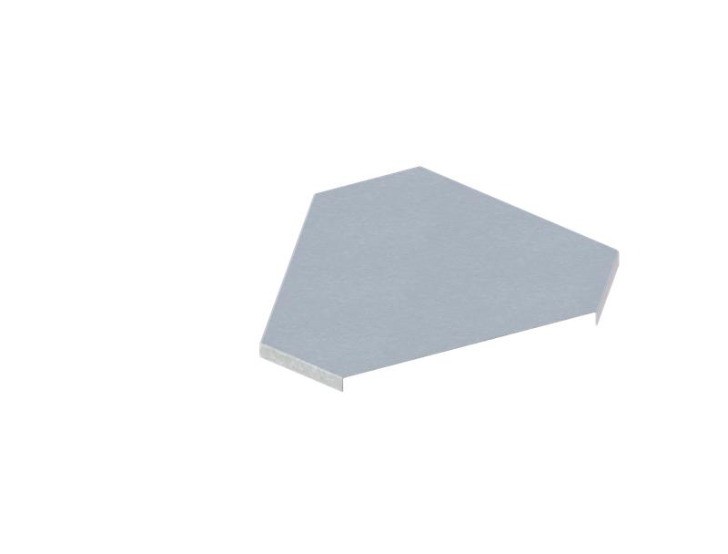 Крышка для угла горизонтального 90град. осн.300 сталь 1.5мм ЛМсК-90Г цУТ2.5 оцинк. СОЭМИ Н0122410145