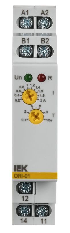 Реле тока ORI 0.2-2А 24-240В AC/24В DC IEK ORI-01-2