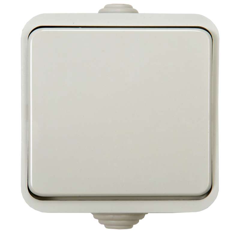 Выключатель 1-кл. ОП Aqua 3100 10А IP44 п/герм. бел. ASD / IN HOME 4690612000428