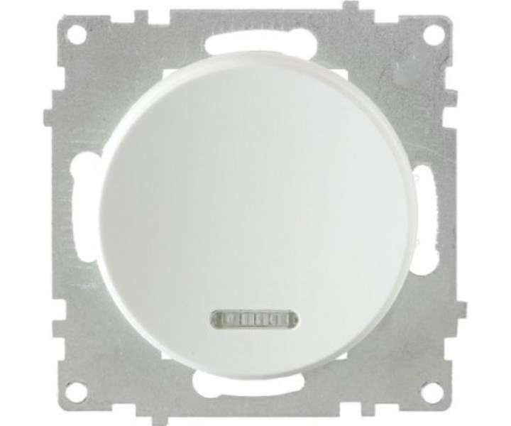 Выключатель 1-кл. СП Florence 10А IP20 с подсветкой механизм бел. (1E31701300) OneKeyElectro 2172778