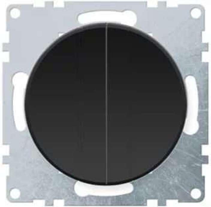 Выключатель 2-кл. СП Florence 10А IP20 механизм черн. (1E31501303) OneKeyElectro 2172822