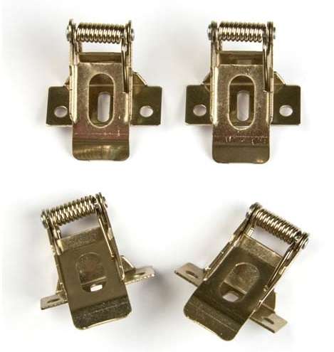 Комплект крепежных скоб на пружинах для установки в гипсокартон UFL-F04 SILVER 150 POLYBAG (уп.4шт) Uniel UL-00001479