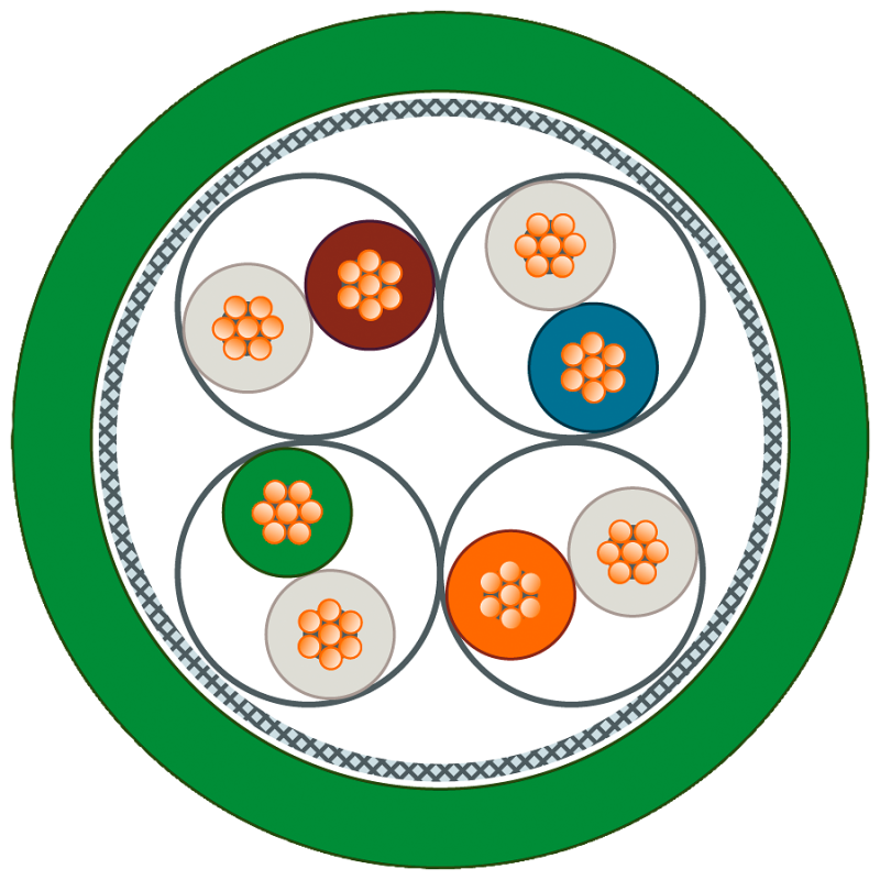 Кабель для связи и передачи данных