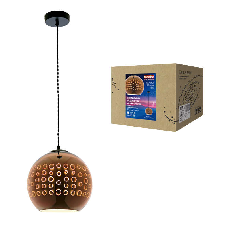 Светильник DLC-G449 E27 COPPER Uniel UL-00001832