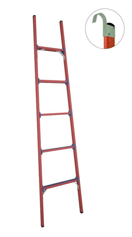 Лестница приставная диэлектрическая ЛСПД-1.5ТК стеклопластик. Антиток Д471527