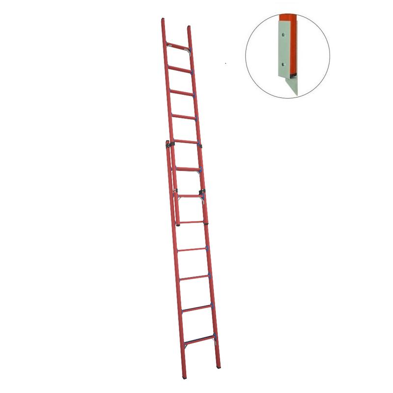 Лестница приставная диэлектрическая ЛСПРД-4.0 Евро МГ раздвижная стеклопластик. Антиток Д471574