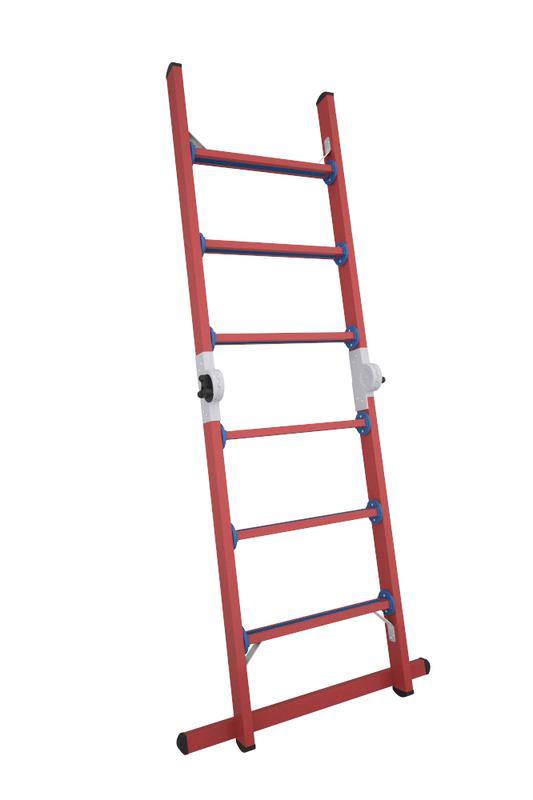 Лестница диэлектрическая ЛСПТД-1.0 трансформируемая в стремянку стеклопластик. Антиток Д471583