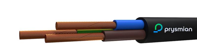 Провод ПВС 3х0.75 Ч (бухта) (м) РЭК-PRYSMIAN 0103020101